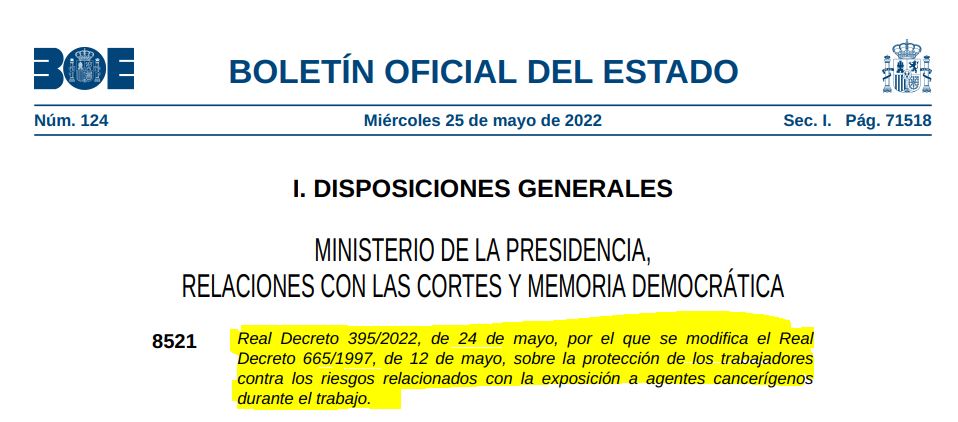 Real Decreto 395/2022