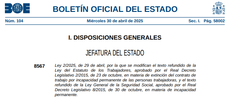Ley 2/2025